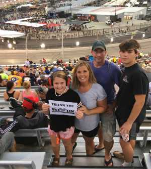 Marcus attended Federated Auto Parts 400 - Monster Energy NASCAR Cup Series on Sep 21st 2019 via VetTix 