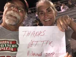 LeRoy attended Federated Auto Parts 400 - Monster Energy NASCAR Cup Series on Sep 21st 2019 via VetTix 