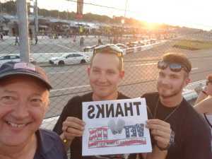 Dean attended Federated Auto Parts 400 - Monster Energy NASCAR Cup Series on Sep 21st 2019 via VetTix 