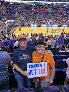 Lynne attended Phoenix Mercury vs. Washington Mystics - WNBA on Aug 4th 2019 via VetTix 