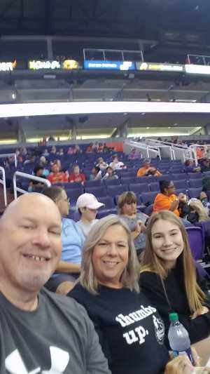 Trenton attended Phoenix Mercury vs. Las Vegas Aces - WNBA on Sep 8th 2019 via VetTix 