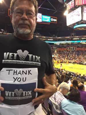 Matt attended Phoenix Mercury vs. Las Vegas Aces - WNBA on Sep 8th 2019 via VetTix 