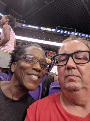 Mark attended Phoenix Mercury vs. Las Vegas Aces - WNBA on Sep 8th 2019 via VetTix 