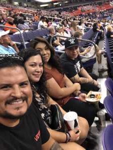 Jose attended Phoenix Mercury vs. Las Vegas Aces - WNBA on Sep 8th 2019 via VetTix 