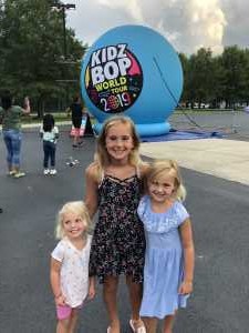 Kimberly attended Kidz Bop World Tour 2019 - Children's Theatre on Aug 9th 2019 via VetTix 