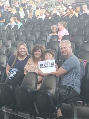 JAMES attended Brad Paisley Tour 2019 - Country on Aug 3rd 2019 via VetTix 
