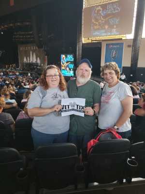 Kristine attended Brad Paisley Tour 2019 - Country on Aug 3rd 2019 via VetTix 