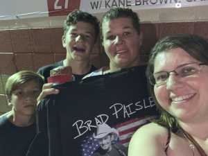 Kelly attended Brad Paisley Tour 2019 - Country on Aug 3rd 2019 via VetTix 