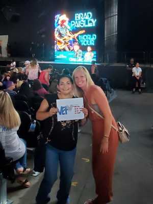 Maria attended Brad Paisley Tour 2019 - Country on Aug 3rd 2019 via VetTix 