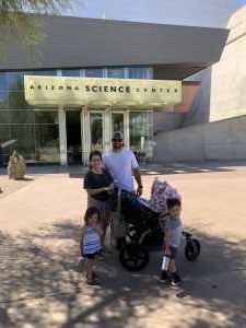 Conner attended Arizona Science Center on Aug 17th 2019 via VetTix 