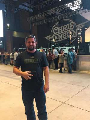 Joshua attended Miller Lite Hot Country Nights: Chris Janson on Oct 5th 2019 via VetTix 