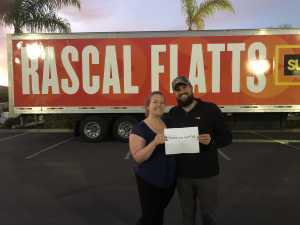 Aaron attended Rascal Flatts: Summer Playlist Tour 2019 - Country on Aug 2nd 2019 via VetTix 