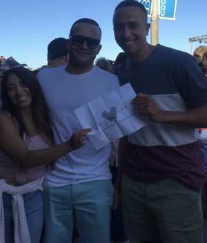 jesse with friends  attended Chris Young: Raised on Country Tour - Country on Aug 8th 2019 via VetTix 
