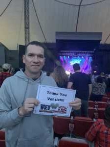 Troy attended Chris Young: Raised on Country Tour - Country on Aug 8th 2019 via VetTix 