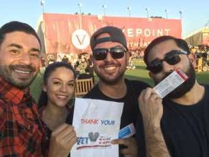 Sergio attended Blink-182 & Lil Wayne on Aug 27th 2019 via VetTix 