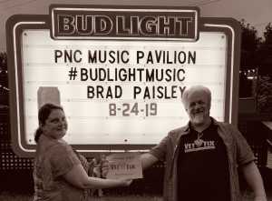 Paula katie attended Brad Paisley Tour 2019 - Country on Aug 24th 2019 via VetTix 