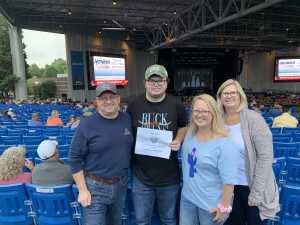 M. Jay attended Brad Paisley Tour 2019 - Country on Aug 24th 2019 via VetTix 
