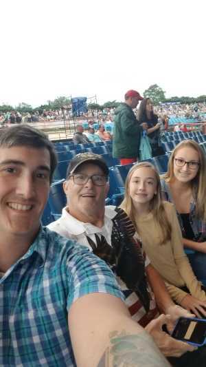 Timothy attended Brad Paisley Tour 2019 - Country on Aug 24th 2019 via VetTix 