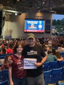 Ronald attended Brad Paisley Tour 2019 - Country on Aug 24th 2019 via VetTix 