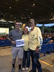 Lindsey Niemann and Family  attended Brad Paisley Tour 2019 - Country on Aug 24th 2019 via VetTix 