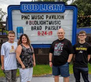 Deron attended Brad Paisley Tour 2019 - Country on Aug 24th 2019 via VetTix 