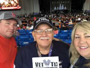 Raymond attended Brad Paisley Tour 2019 - Country on Aug 24th 2019 via VetTix 
