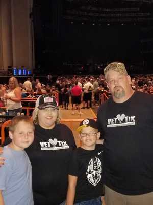 james attended Brad Paisley Tour 2019 - Country on Aug 24th 2019 via VetTix 