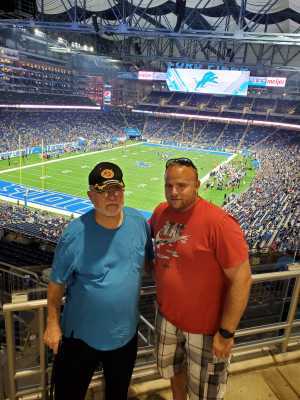 Richard attended Detroit Lions vs. New England Patriots - NFL Preseason on Aug 8th 2019 via VetTix 