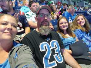Travis attended Detroit Lions vs. New England Patriots - NFL Preseason on Aug 8th 2019 via VetTix 