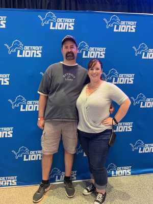 Darin attended Detroit Lions vs. New England Patriots - NFL Preseason on Aug 8th 2019 via VetTix 
