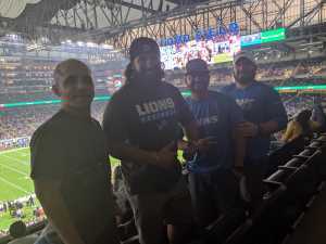 Dustin attended Detroit Lions vs. New England Patriots - NFL Preseason on Aug 8th 2019 via VetTix 
