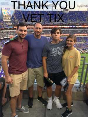 Marcus attended Baltimore Ravens vs. Jacksonville Jaguars - NFL on Aug 8th 2019 via VetTix 