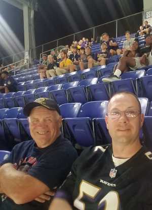 Shaun attended Baltimore Ravens vs. Jacksonville Jaguars - NFL on Aug 8th 2019 via VetTix 