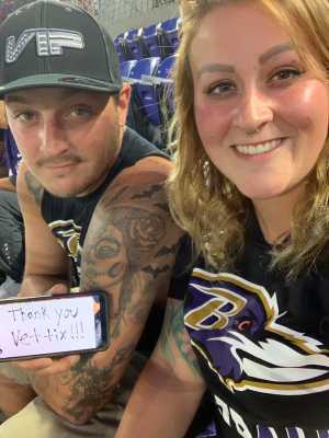 Charles attended Baltimore Ravens vs. Jacksonville Jaguars - NFL on Aug 8th 2019 via VetTix 