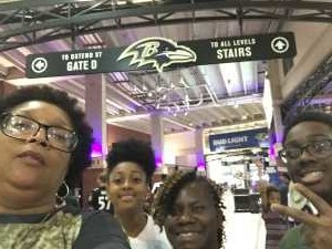 Angela attended Baltimore Ravens vs. Jacksonville Jaguars - NFL on Aug 8th 2019 via VetTix 