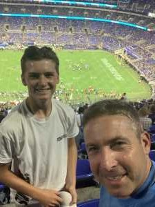 Christopher attended Baltimore Ravens vs. Jacksonville Jaguars - NFL on Aug 8th 2019 via VetTix 
