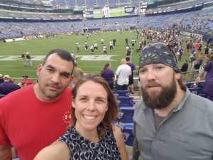 Joseph attended Baltimore Ravens vs. Green Bay Packers - NFL on Aug 15th 2019 via VetTix 
