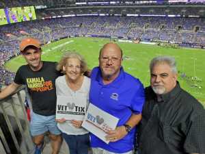 Stephen attended Baltimore Ravens vs. Green Bay Packers - NFL on Aug 15th 2019 via VetTix 
