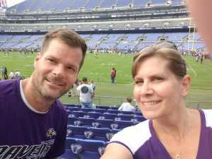 Laurine attended Baltimore Ravens vs. Green Bay Packers - NFL on Aug 15th 2019 via VetTix 