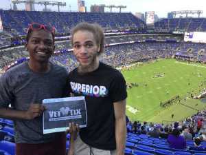 Eric attended Baltimore Ravens vs. Green Bay Packers - NFL on Aug 15th 2019 via VetTix 