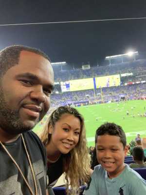 Stan attended Baltimore Ravens vs. Green Bay Packers - NFL on Aug 15th 2019 via VetTix 