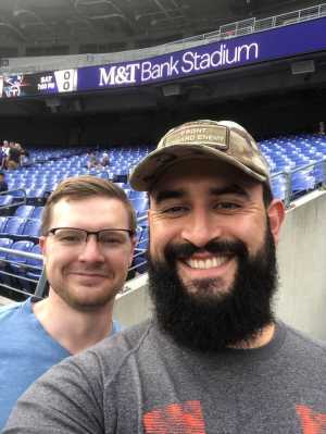 Matthew attended Baltimore Ravens vs. Green Bay Packers - NFL on Aug 15th 2019 via VetTix 