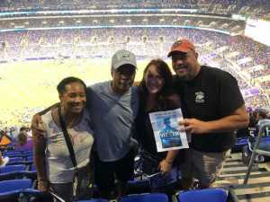 Stephen & Kristin Graham attended Baltimore Ravens vs. Green Bay Packers - NFL on Aug 15th 2019 via VetTix 