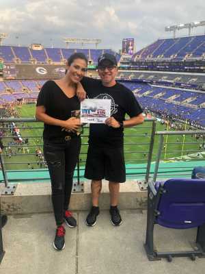 E.B. attended Baltimore Ravens vs. Green Bay Packers - NFL on Aug 15th 2019 via VetTix 