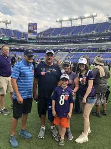 V Arch attended Baltimore Ravens vs. Green Bay Packers - NFL on Aug 15th 2019 via VetTix 