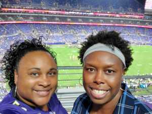 Khadidra attended Baltimore Ravens vs. Green Bay Packers - NFL on Aug 15th 2019 via VetTix 
