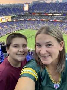Chadwick attended Baltimore Ravens vs. Green Bay Packers - NFL on Aug 15th 2019 via VetTix 