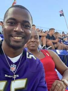 Tyrone attended Baltimore Ravens vs. Green Bay Packers - NFL on Aug 15th 2019 via VetTix 