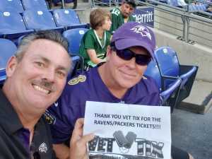 Daniel attended Baltimore Ravens vs. Green Bay Packers - NFL on Aug 15th 2019 via VetTix 