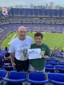 Robert attended Baltimore Ravens vs. Green Bay Packers - NFL on Aug 15th 2019 via VetTix 